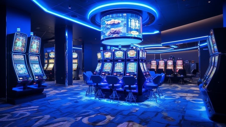 Big777win live casino studio showing multi-camera setup with blackjack table and dealer